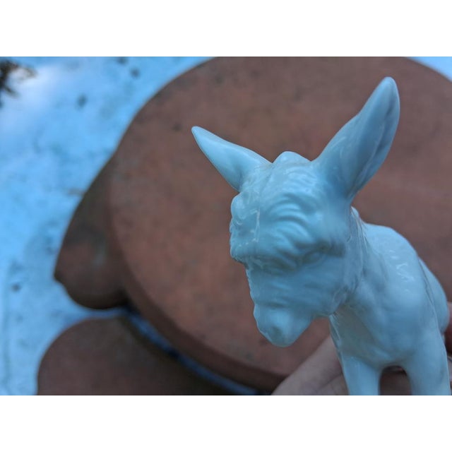 Porcelain Donkey Figurine from Nymphenburg, 1970s For Sale - Image 6 of 14