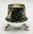 1970s 1970s Rare Los Castillo Tripod Vase With Malachite, Lapis, Azurite & Turquoise Inlay For Sale - Image 5 of 18