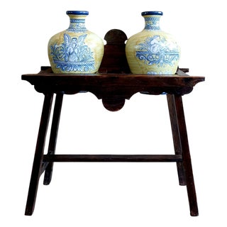 Antique Earthenware Vases from Puente Del Arzobispo, 1890 For Sale