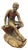 19th Century Grand Tour Bronze of Hermes Seated on a Rock For Sale