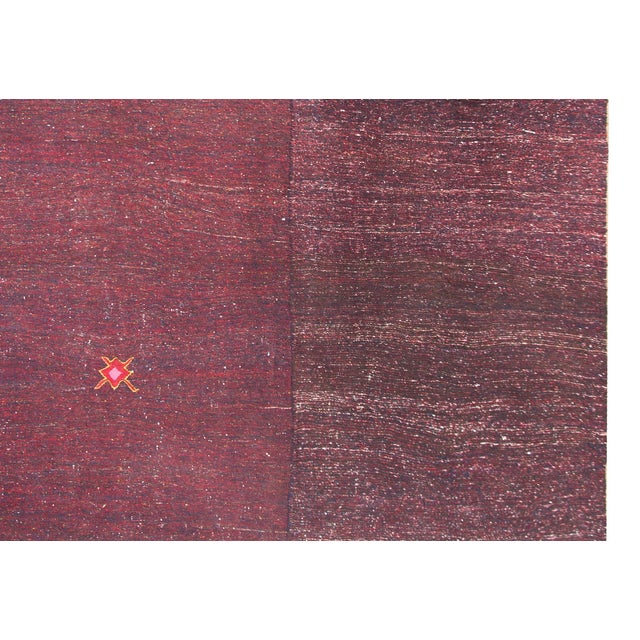 Brilliant Vintage Gabbeh Kilim Rug For Sale - Image 11 of 16