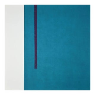 Eleni Zerva, Cosmo Verde, Il Viola, Original Lithograph, 1971 For Sale