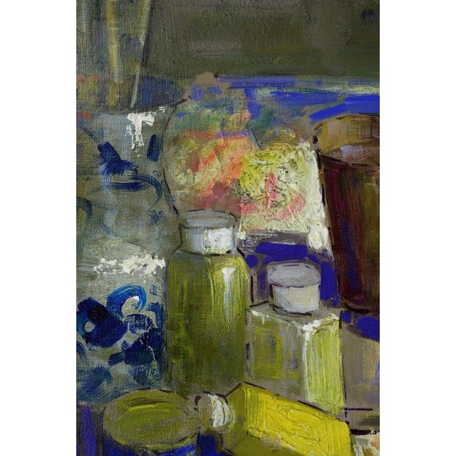 Modern Renato Criscuolo, La Tavolozza, Oil on Canvas For Sale - Image 3 of 7