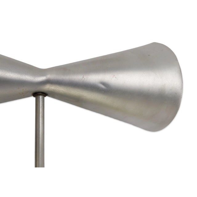 Silver Vintage Mid-Century Modern Wall Sconce For Sale - Image 8 of 11