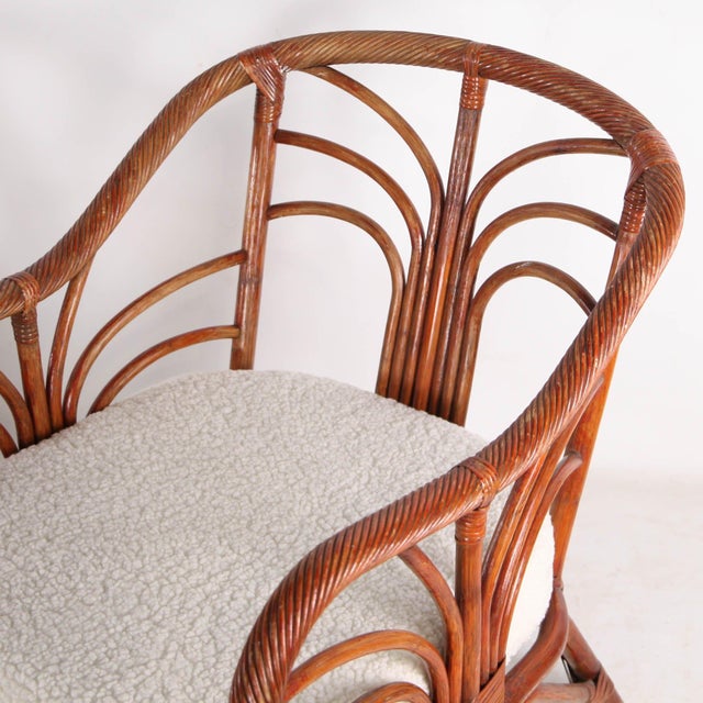 Rattan Armchairs, 1970s, Set of 2 For Sale - Image 11 of 15