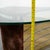 Mid Century Modern Dining Table Glass Curved Mirrored Velvet Attributed to Willy Rizzo Italy For Sale - Image 10 of 10