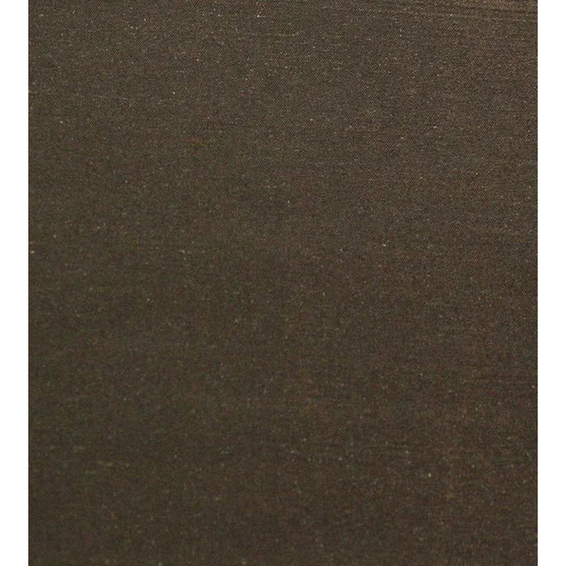 Traditional Sample - The House of Scalamandré Dynasty Taffeta Fabric, Espresso For Sale - Image 3 of 3