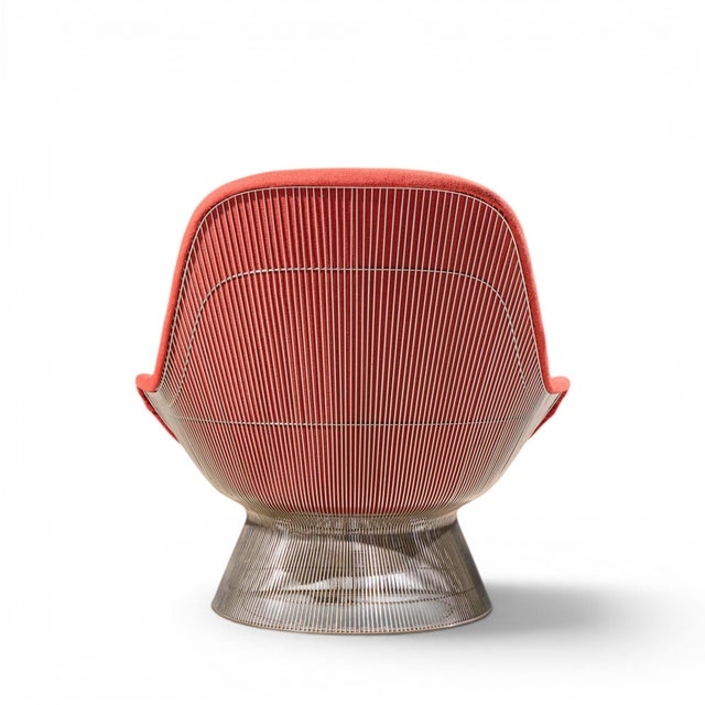 Warren Platner for Knoll Mid Century Easy Lounge Chair and Ottoman For Sale In Chicago - Image 6 of 10