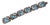 Vintage Signed Napier Book Piece Silvertone & Faux-Aquamarine Link Bracelet For Sale