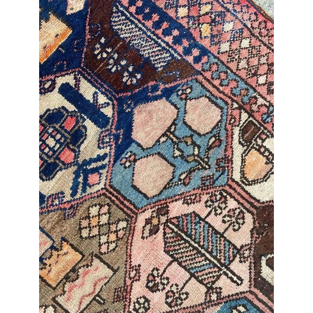 Textile Vintage Rustic Hamadan Rug For Sale - Image 7 of 18