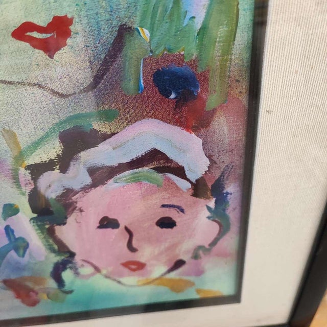 Ernesto Treccani, Untitled, Oil on Canvas, Framed For Sale - Image 3 of 8