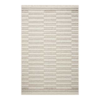 Amber Lewis x Loloi Malibu Ivory / Dove 2'-3" x 10'-0" Runner Rug For Sale