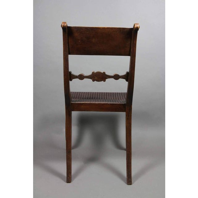 Regency Painted Side Chairs - Set of 4 For Sale - Image 9 of 11