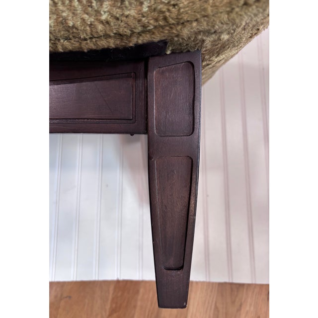 1960s 1960’s Mid-Century Modern Castro Convertibles Olive Tufted Ottoman For Sale - Image 5 of 9