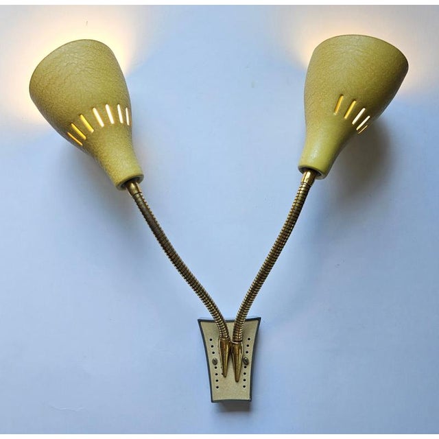Wall Lamp in the style of Stilnovo, Italy, 1960s For Sale - Image 11 of 13