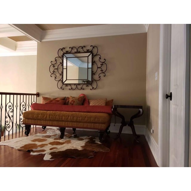 Arhaus Arhaus Arabesque Decorative Large Scrolled Mirror For Sale - Image 4 of 6