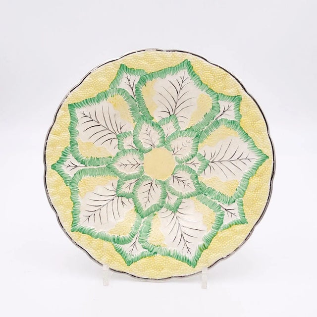 Six Majolica Wedgwood Plates, England Circa 1920 For Sale - Image 4 of 10
