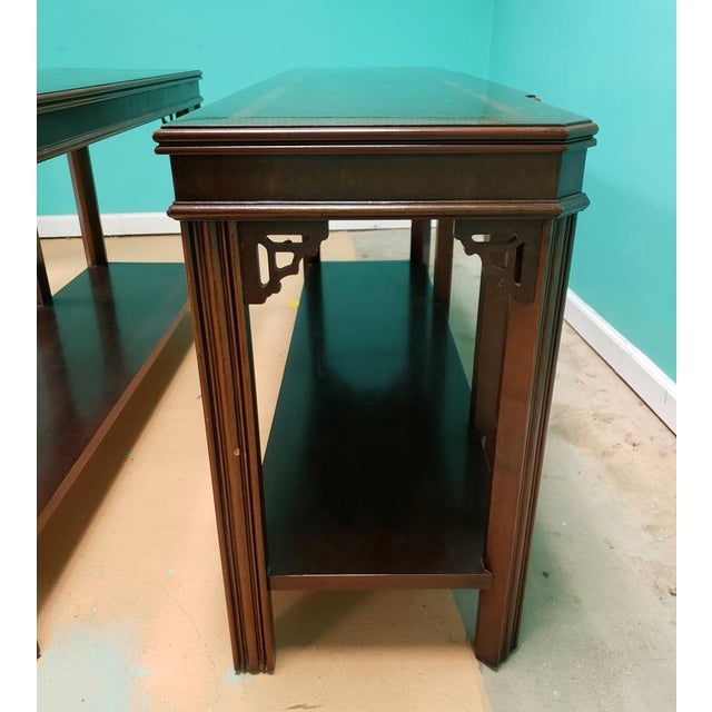 1970’s Lane Altavista Chippendale Style Mahogany Console Table Chairish