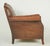 Vintage French Art Deco Brown Leather Club Chair For Sale - Image 4 of 10