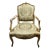 Antique French Louis XV Style Chair With Tapestry and Wooden Frame For Sale