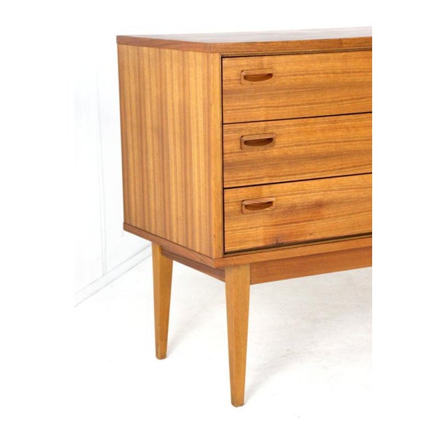 Brown Mid-Century Sideboard in Veneer from Bartels, 1970s For Sale - Image 8 of 11