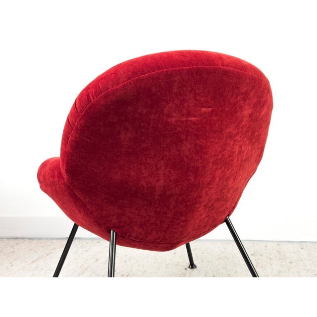 Metal Red Lounge Chairs by Fritz Neth for Correcta, 1950s, Set of 2 For Sale - Image 7 of 18