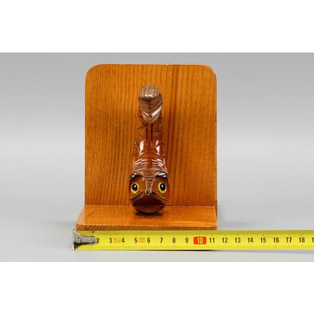 Hand Carved Sturgeons Wooden Bookends, Germany, 1970s, Set of 2 For Sale - Image 17 of 18