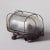 Bauhaus Industrial Bakelite & Glass Wall Light with Metal Cage, 1960s For Sale - Image 3 of 4