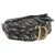 Navy Oblique Canvas Mini Saddle Bag For Sale In New York - Image 6 of 8