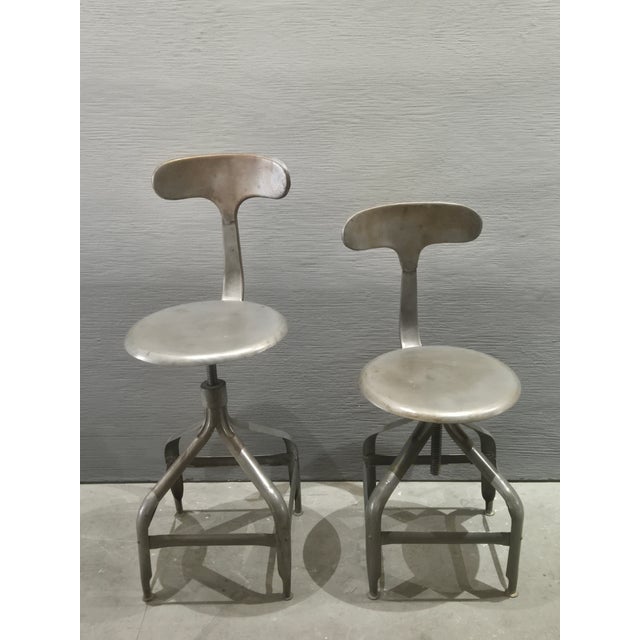 Nicolle Draftsmans Stool, 1960 For Sale - Image 6 of 10