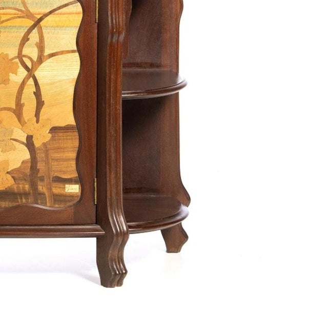 Art Nouveau Side Table in Mahogany For Sale - Image 5 of 6