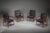 Danish Model 431 Armchairs in Leather by Arne Vodder for Sibast Møbler, 1960s, Set of 4 For Sale - Image 12 of 18