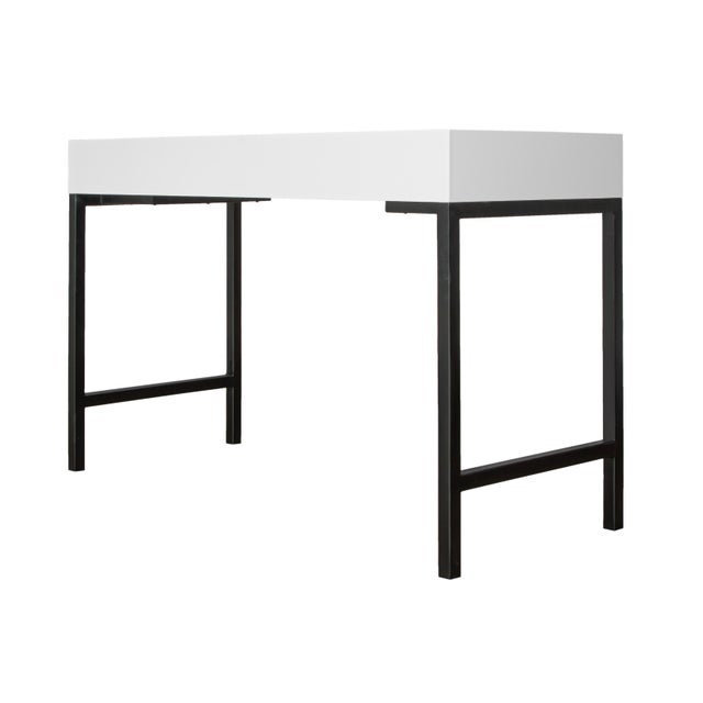Maple Writing Desk - White For Sale In West Palm - Image 6 of 8