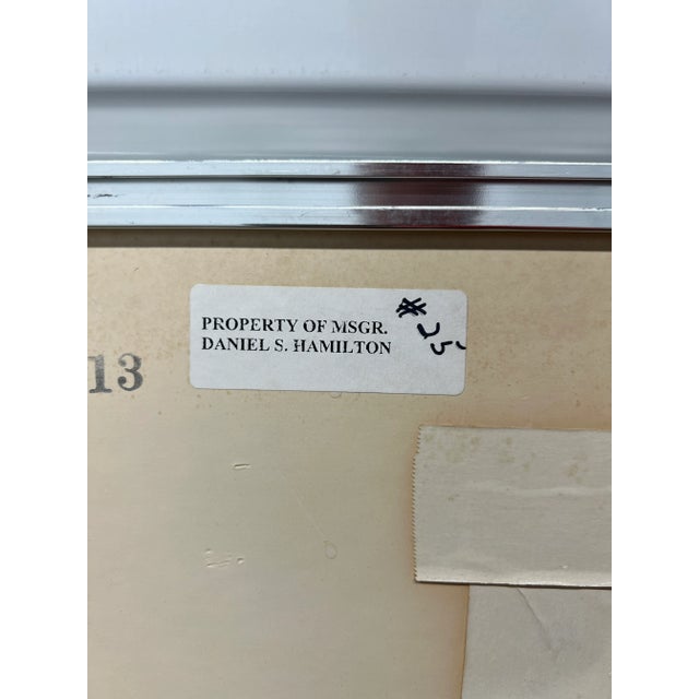 1970s Vintage Leonard Baskin "Ahab With Red Hat" Lithograph For Sale - Image 5 of 7