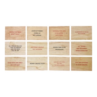 Truisms (Set of 12) by Jenny Holzer For Sale