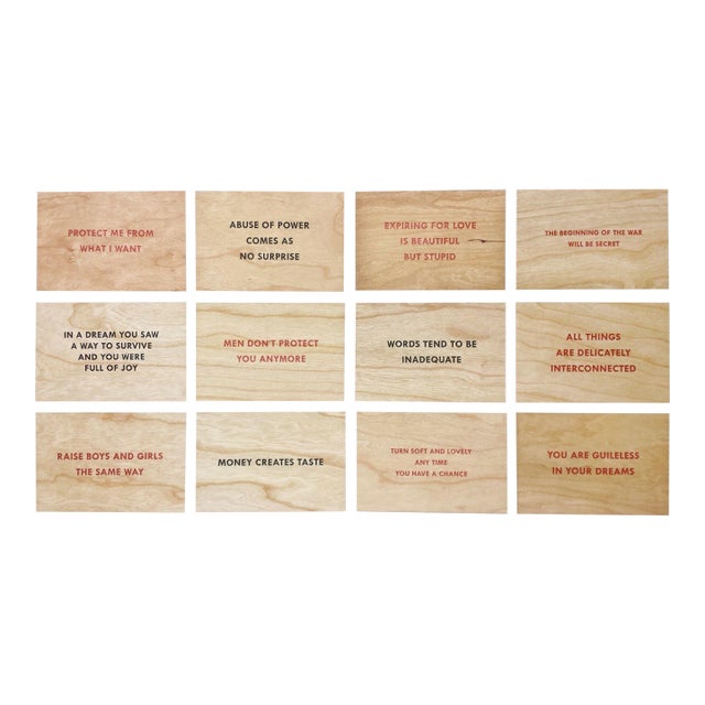 Truisms (Set of 12) by Jenny Holzer For Sale