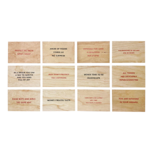 Truisms (Set of 12) by Jenny Holzer