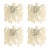 Transparent Ricci Murano Glass Wall Sconces by Simoeng, Set of 4 For Sale - Image 8 of 14