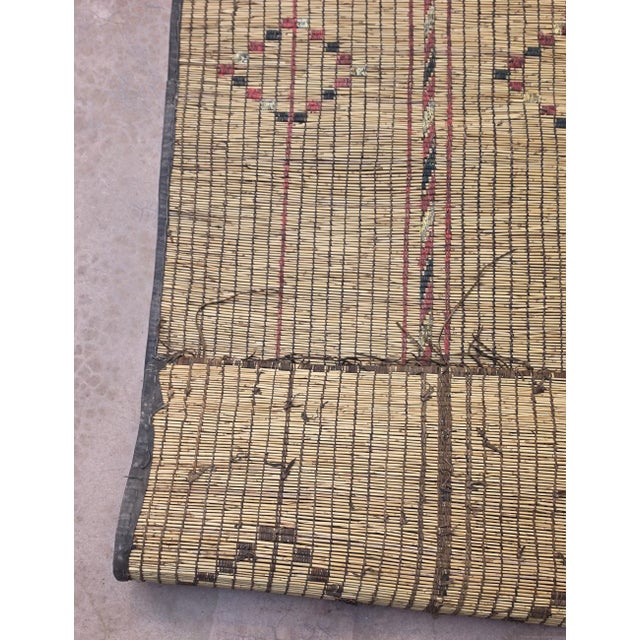 1960s Maurtianian Tuareg Mat - 7.3 X 5.3 Ft For Sale - Image 5 of 6