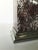 Chocolate Mastercraft Marble and Nickel Console Table For Sale - Image 8 of 10