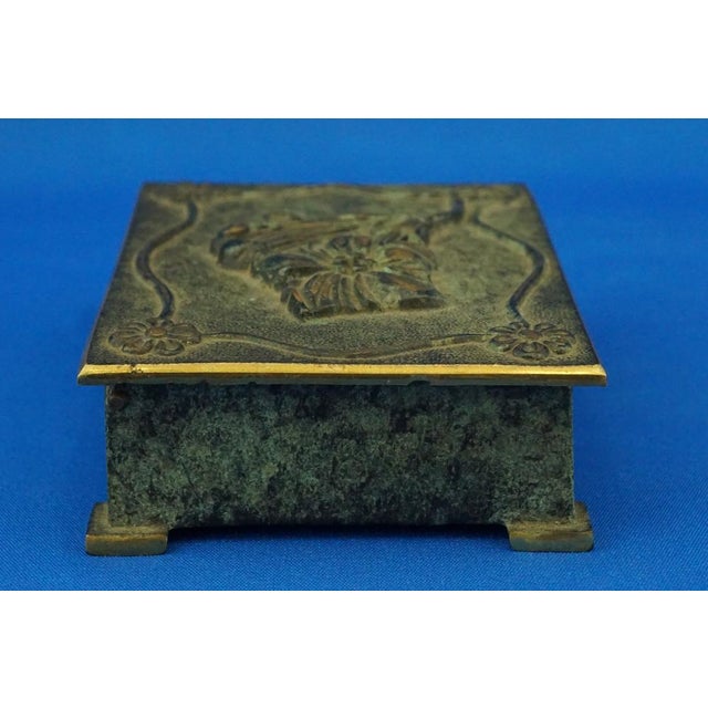 Vintage Danish Bronze Cigarette Box by Aedel Malm, 1920s For Sale - Image 3 of 18
