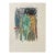 Silvia Sanjurjo (Argentine) "Serie Pasajes: Enlace" Hand-Embellished 1/1 Monotype & Pastel – Centro De Edición – Unframed (15.25" X 20.125") For Sale