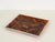 Gold Rectangular Tortoiseshell Effect Acrylic Glass Serving Tray from Dior, Italy, 1970s For Sale - Image 8 of 15