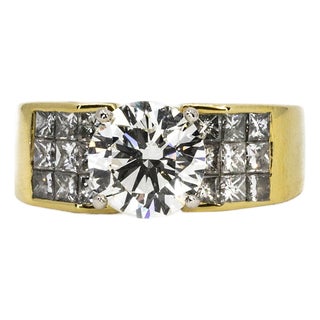 Late 20th Century 2.17 K VS1 RB GIA Ring, Size 7 For Sale