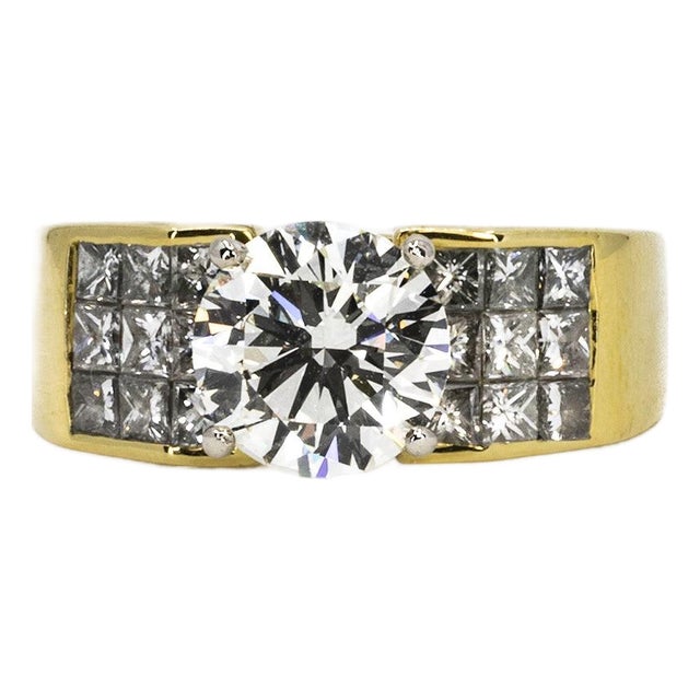 Late 20th Century 2.17 K VS1 RB GIA Ring, Size 7 For Sale