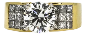 Late 20th Century 2.17 K VS1 RB GIA Ring, Size 7