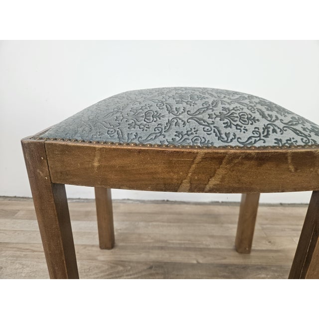 Art Deco Chairs with Stool, 1940, Set of 3 For Sale - Image 13 of 15