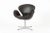 Mid-Century Modern Brown Mid Century Danish Modern Swan Chair by Arne Jacobsen for Fritz Hansen For Sale - Image 3 of 15