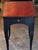 19th Century 19th Century Ebonized Side Table With Red Leather Top For Sale - Image 5 of 9