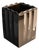 "Stradale" Ice Bucket With Bronze and Stainless Steel, Handcrafted For Sale